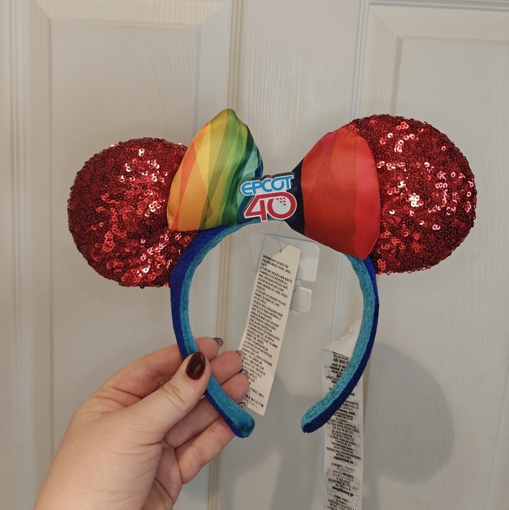 DISNEY PARKS EARS EPCOT 40 NWT